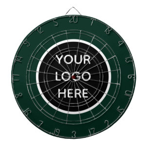 Business Logo Green Company Promotional Modern Dartboard
