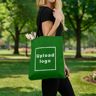 Business Logo Green Tote Bag