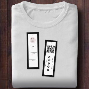 Business Logo Hang Tag Clothing Swing Price Tags