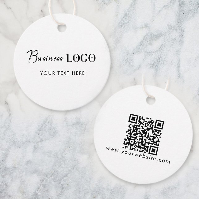Business Logo Hang Tag Clothing Swing Tags Circle (Business Logo Hang Tag Clothing Swing Tags Chic)
