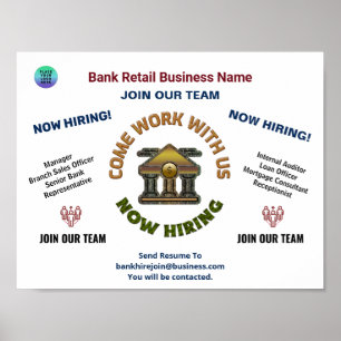 Business Logo Help Wanted Hiring Custom Sign