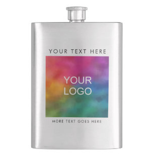 Business Logo Here Modern Elegant Template Best Hip Flask
