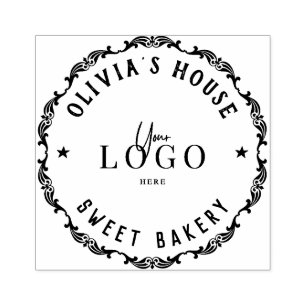 Business Logo   Homemade Simple  rubber stamp 
