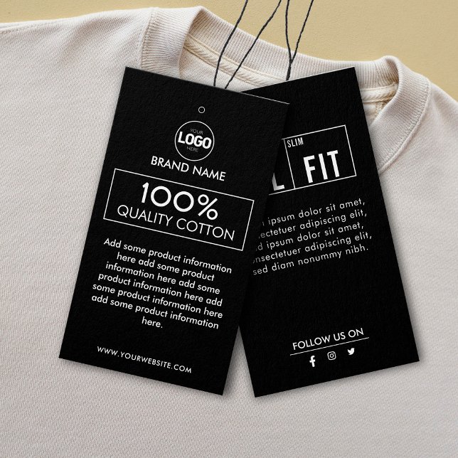 Business Logo Label Clothing Hang Tag (Creator Uploaded)