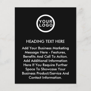 Business Logo Large Print Promotional Flyer