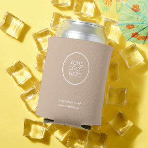 Business Logo Minimal Business Corporate Can Cooler