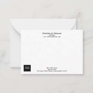 Business Logo Minimalist   Card