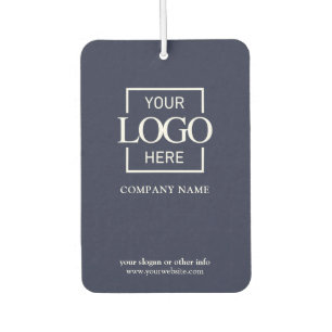 Business Logo Minimalist Professional Branded Car Air Freshener