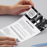 Business Logo Minimalist Simple Black White Flyer<br><div class="desc">Business Logo Minimalist Simple Black White Flyer</div>