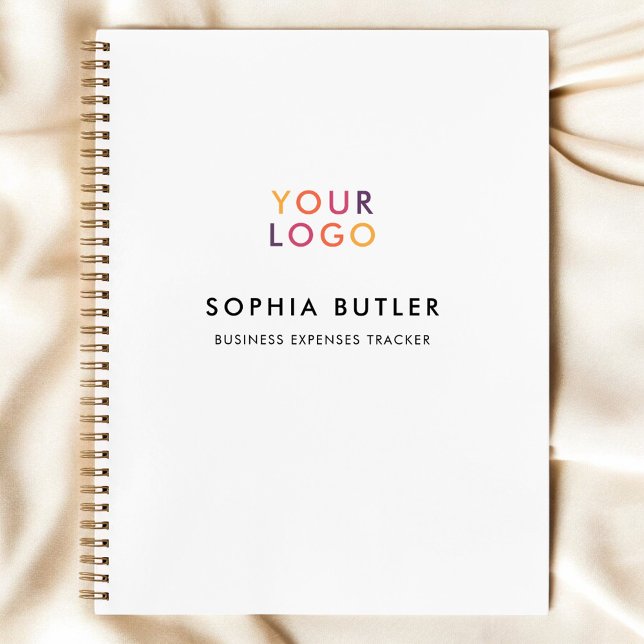 Business Logo Minimalist White Notebook (Creator Uploaded)