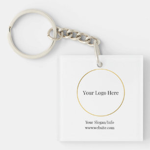 Business Logo Modern Company Template Key Ring