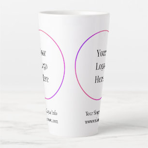 Business Logo   Modern Company Template Latte Mug