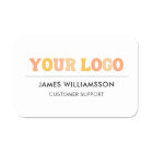 Business Logo Modern Employee Staff Magnetic