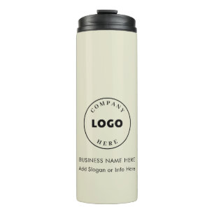 Business Logo Modern Employees Swag Thermal Tumbler