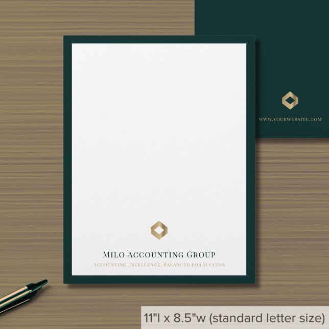 Business Logo Modern Luxury Custom Letterhead (Creator Uploaded)