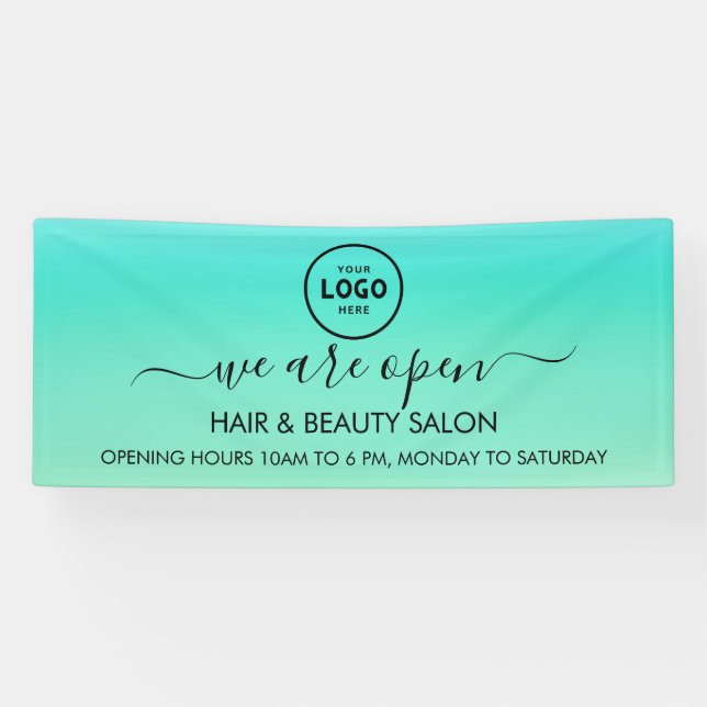 Business Logo Modern Professional 6' Banner (Horizontal)