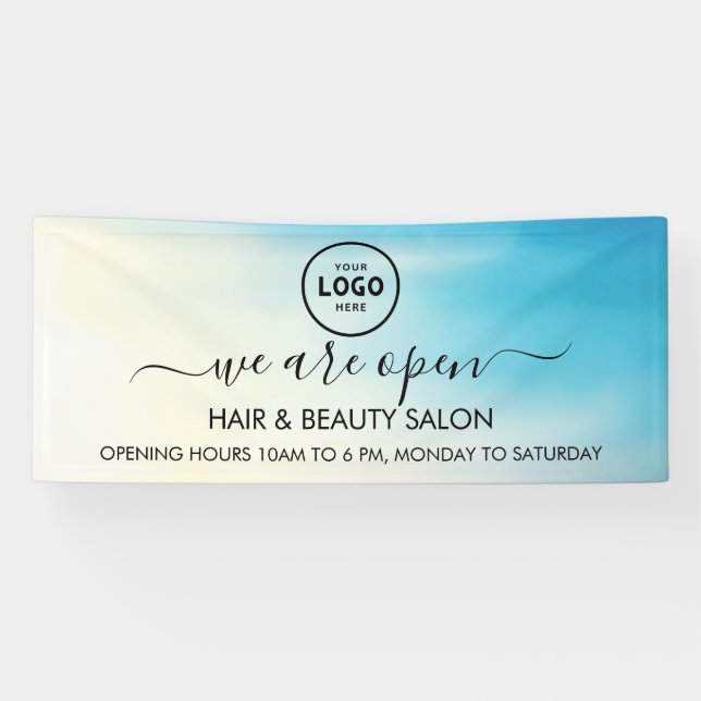 Business Logo Modern Professional 6' Banner (Horizontal)