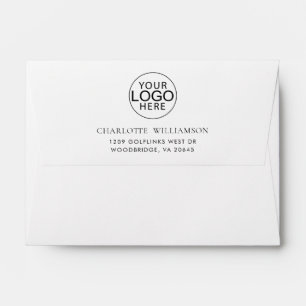 Business Logo Modern Return Address Envelope
