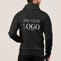 Business Logo Modern Unisex Zip Up Sweatshirt