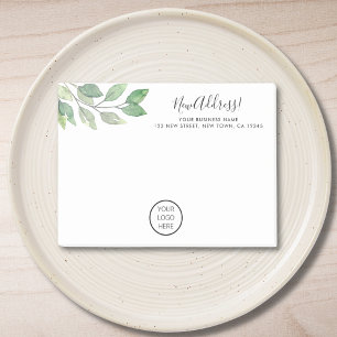 Business Logo Moving Announcement Post-it Notes