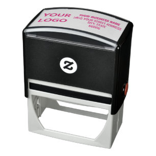Business Logo Name Address Your Company Stamp