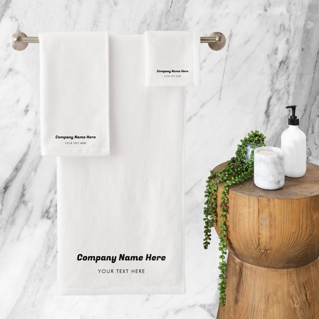 Business Logo Name Company Promotional Corporate Bath Towel Set (Business Logo Name Company Promotional Corporate Bath Towel Set)
