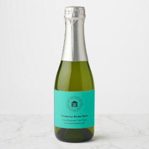 Business Logo Name Slogan Website Sparkling Wine Label
