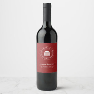 Business Logo   Name   Website   Slogan Custom  Wine Label