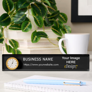 Business Logo Nameplate