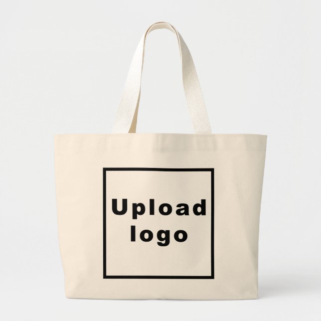 Business Logo on Jumbo Tote Bag (Front)