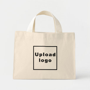 Business Logo on Small Size Tote Bag