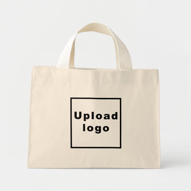 Business Logo on Small Size Tote Bag (Front)