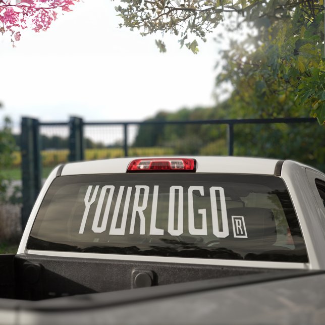 Business logo on Vinyl Car Truck Window Decal (Creator Uploaded)