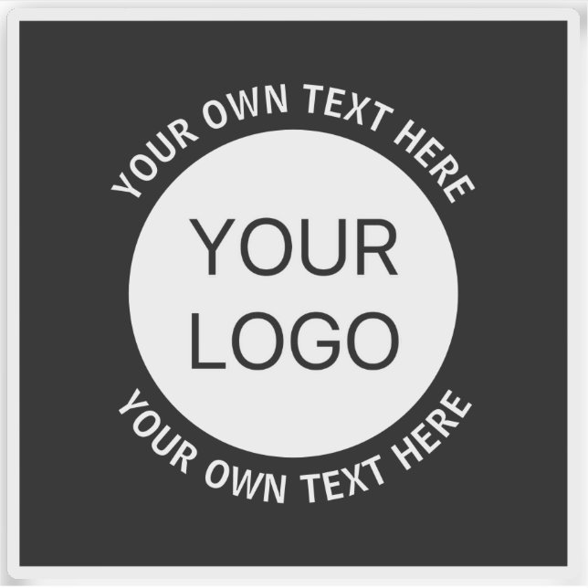 Business Logo or Any Image & Editable Text (Front)
