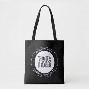 Business Logo or Design & Editable Text Template Tote Bag