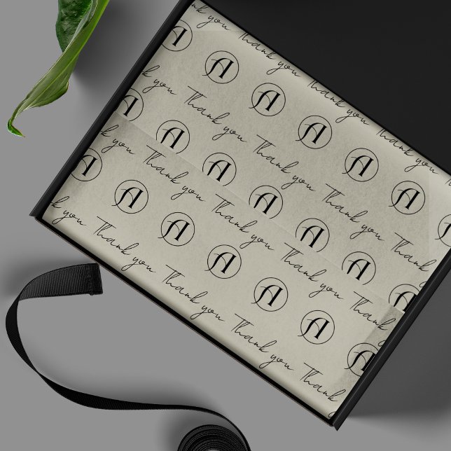 Business Logo Pattern Branding Tissue Paper (Creator Uploaded)