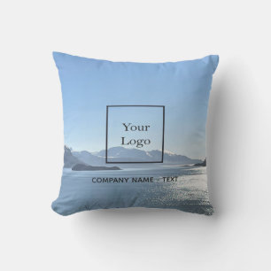 Business logo photo travel tourism cushion