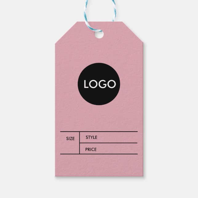 Business Logo Price QR Code  Hang Tag (Front)