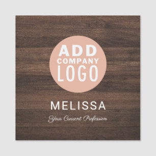 Business Logo Professional Magnetic Staff Custom Name Tag