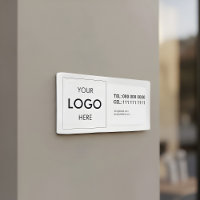 Business Logo Professional Minimalist White