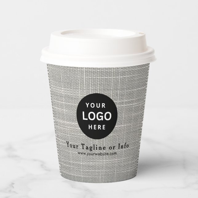 Business Logo Professional Paper Cup (Front)