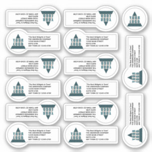 Business Logo Promo Address 14 Contour Cut Vinyl