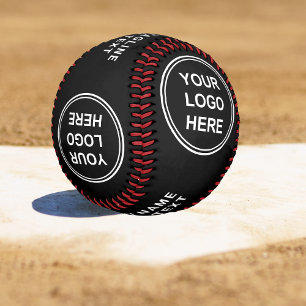 Business Logo Promotional Black Baseball