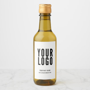Business Logo Promotional Company Event Wine Label
