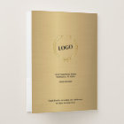 Business Logo Promotional Company Gold
