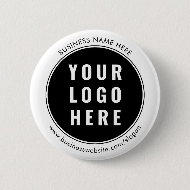 Business Logo Promotional Custom 6 Cm Round Badge (Front)