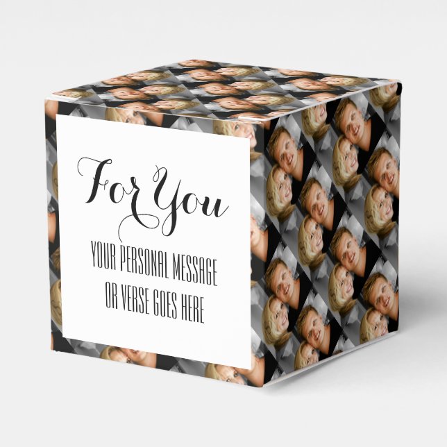 Business logo promotional marketing CUSTOM Favour Box (Front Side)