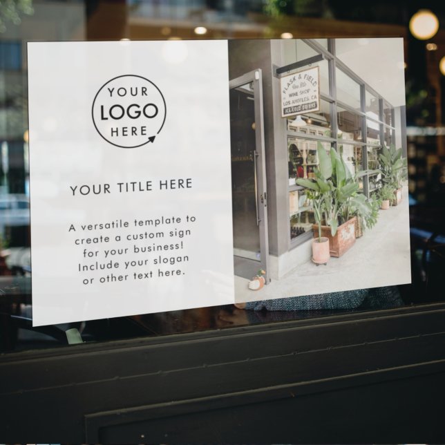 Business Logo | Promotional Photo Simple White (Creator Uploaded)