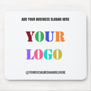 Business Logo Promotional Social Media Mouse Pad