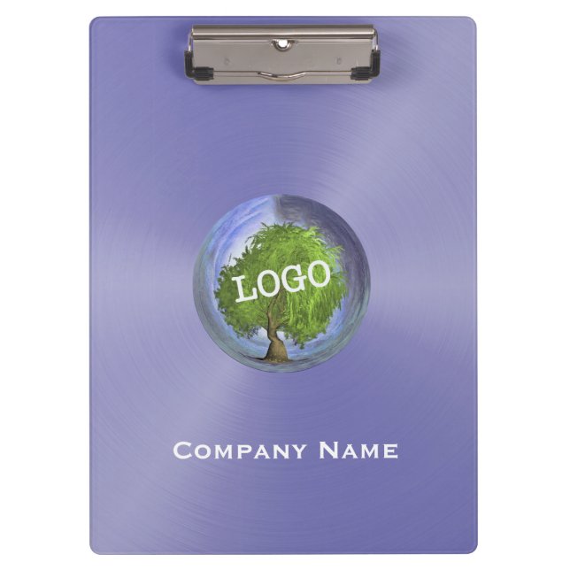 Business Logo Purple Clipboard (Front)